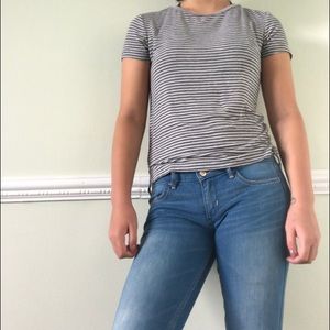 AEO striped t shirt